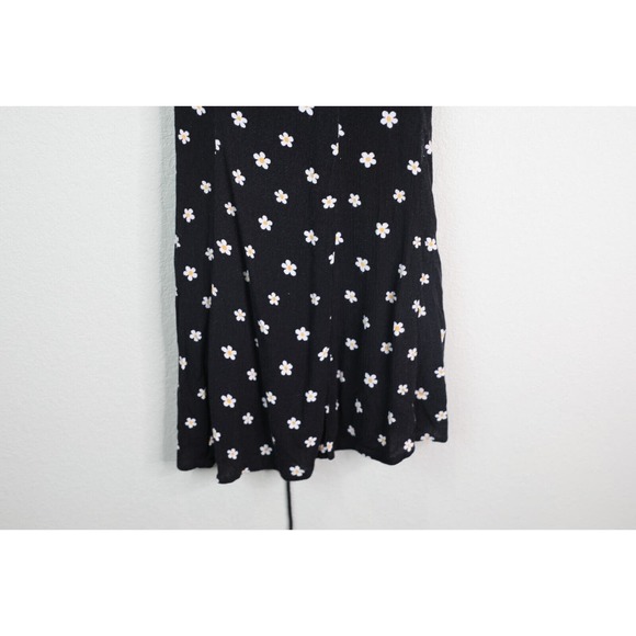 Majorelle Womens Floral Printed‎ Mini Dress XXS Black SleevelessY2K Flowers - Picture 5 of 10
